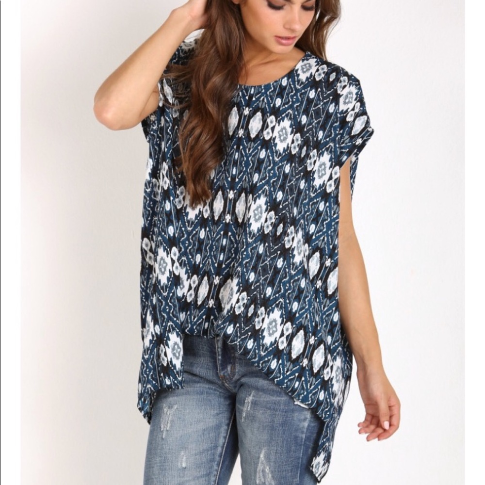 Show Me Your MUMU Faith Tunic Wild Rivers